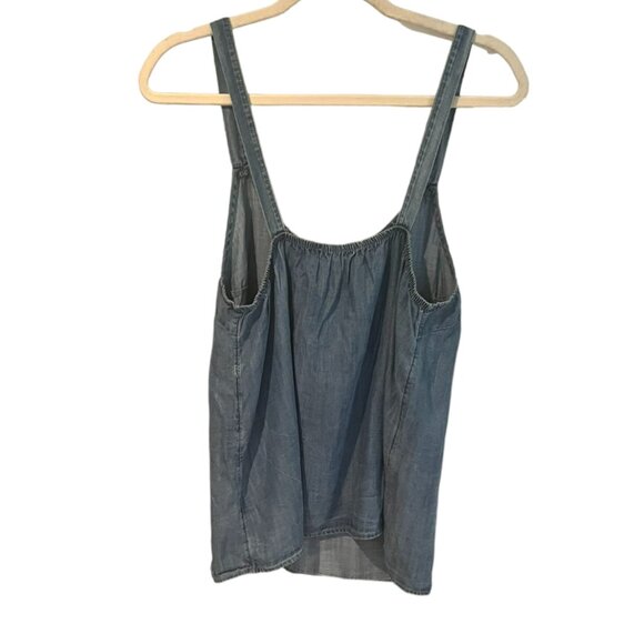 Women's NWT C&C California Lightweight Chambray Tank Top Size Small - Picture 3 of 5